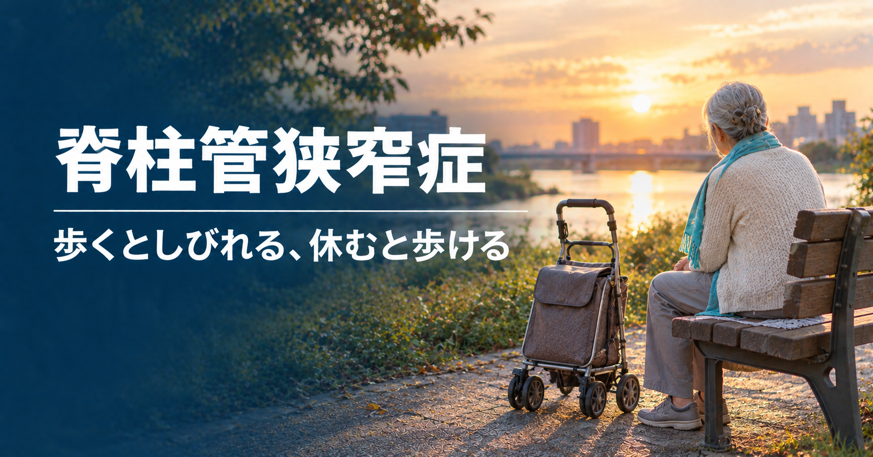 腰部脊柱管狭窄症｜歩くと足がしびれる、休むと歩ける。高齢の親の腰の病気と工夫
